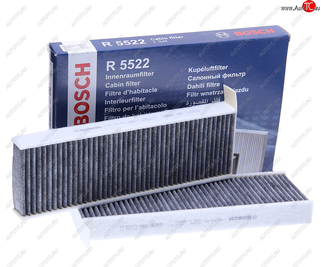 2 279 р. Фильтр воздушный салона PEUGEOT Partner (08-),3008 CITROEN Berlingo (08-) угольный (2шт.) BOSCH BOSCH 1987435522  с доставкой в г. Пермь