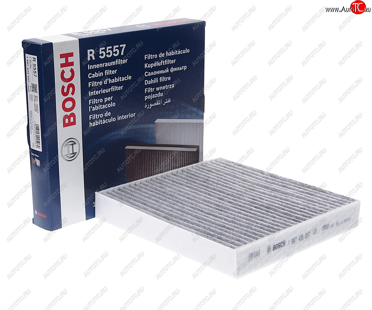 1 299 р. Фильтр воздушный салона TOYOTA Auris (12-),Corolla,Hilux (05-) угольный BOSCH BOSCH 1987435557  с доставкой в г. Пермь