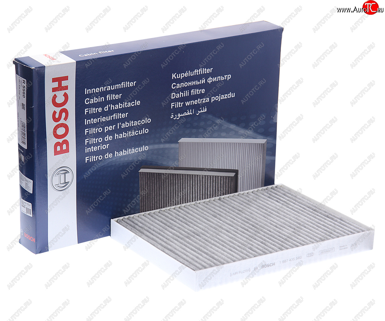 2 499 р. Фильтр воздушный салона AUDI A4,A5,Q5,Q7 (16-) угольный BOSCH BOSCH 1987435560  с доставкой в г. Пермь