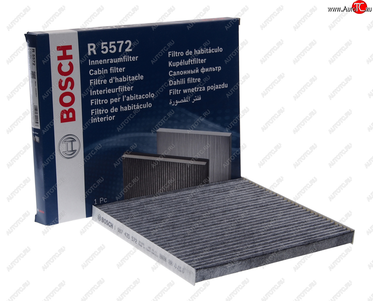 1 289 р. Фильтр воздушный салона HYUNDAI Santa Fe (12-) KIA Optima (10-) BOSCH BOSCH 1987435572 BOSCH 1987435572  с доставкой в г. Пермь