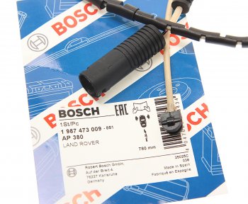 699 р. Датчик износа тормозных колодок LAND ROVER Range Rover 3,Vogue передний BOSCH BOSCH 1987473009  с доставкой в г. Пермь. Увеличить фотографию 2