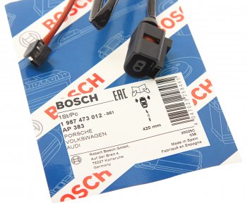 759 р. Датчик износа тормозных колодок AUDI Q7 VW Touareg передний BOSCH BOSCH 1987473012  с доставкой в г. Пермь. Увеличить фотографию 2