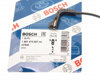1 039 р. Датчик износа тормозных колодок BMW X5 (E70),X6 (E71) передний BOSCH BOSCH 1987473027  с доставкой в г. Пермь. Увеличить фотографию 2