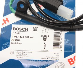 1 129 р. Датчик износа тормозных колодок LAND ROVER Discovery 2 передний BOSCH BOSCH 1987473032  с доставкой в г. Пермь. Увеличить фотографию 2
