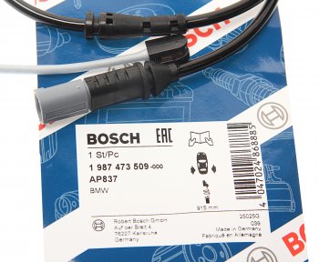 1 079 р. Датчик износа тормозных колодок BMW 5 (F10,F11),6 (F12,F13) задний (1шт.) BOSCH BOSCH 1987473509  с доставкой в г. Пермь. Увеличить фотографию 2