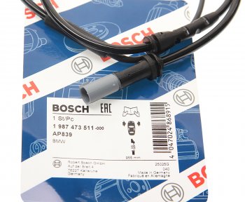 1 279 р. Датчик износа тормозных колодок BMW X3 (F25) передний (1шт.) BOSCH BOSCH 1987473511  с доставкой в г. Пермь. Увеличить фотографию 2