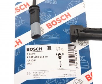1 129 р. Датчик износа тормозных колодок BMW X1 (F48) передний BOSCH BOSCH 1987473548  с доставкой в г. Пермь. Увеличить фотографию 2