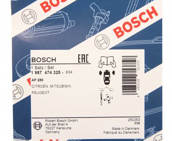 919 р. Ремкомплект MITSUBISHI Outlander колодок тормозных передних BOSCH BOSCH 1987474325  с доставкой в г. Пермь. Увеличить фотографию 2