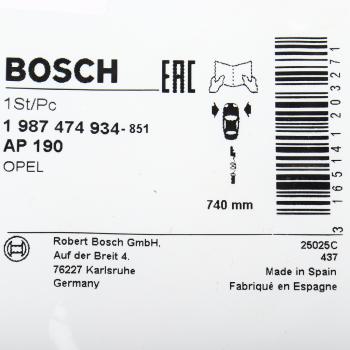 1 399 р. Датчик износа тормозных колодок OPEL Omega B (94-01) передний BOSCH BOSCH 1987474934  с доставкой в г. Пермь. Увеличить фотографию 6
