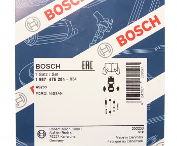 689 р. Ремкомплект FORD Transit (00-) колодок тормозных задних BOSCH BOSCH 1987475284  с доставкой в г. Пермь. Увеличить фотографию 2