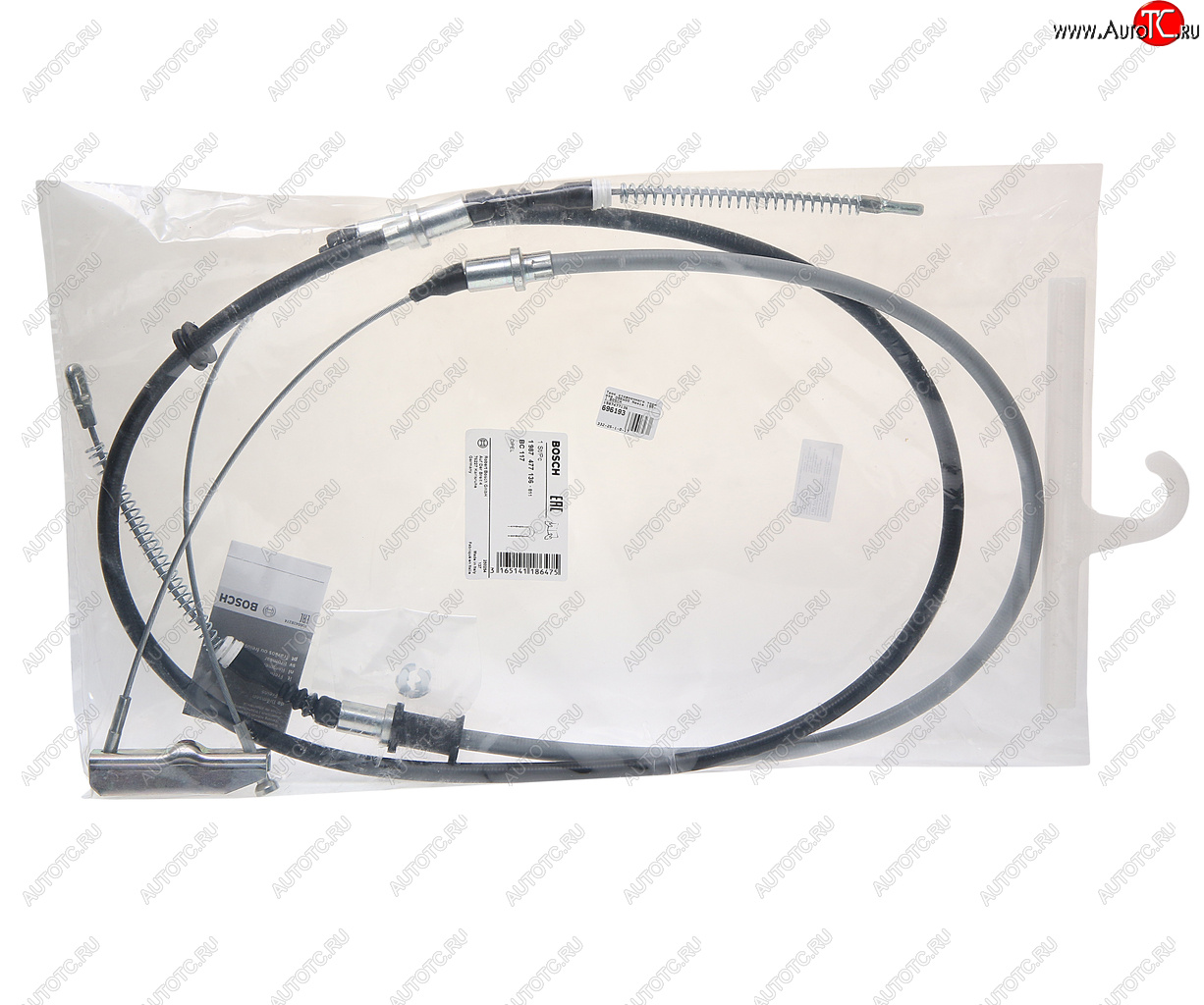2 159 р. Трос стояночного тормоза DAEWOO Nexia (99-) BOSCH BOSCH 1987477136  с доставкой в г. Пермь