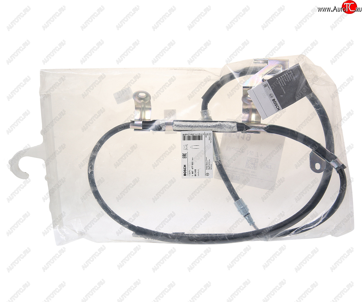 3 899 р. Трос стояночного тормоза VW Passat (96-) левый BOSCH BOSCH 1987477803 BOSCH 1987477803  с доставкой в г. Пермь