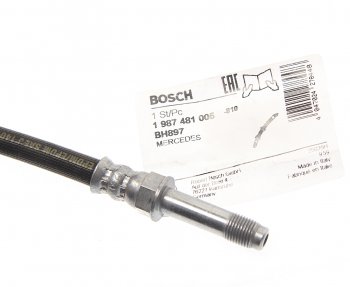 1 449 р. Шланг тормозной MERCEDES Vito (96-03) передний BOSCH BOSCH 1987481005  с доставкой в г. Пермь. Увеличить фотографию 2