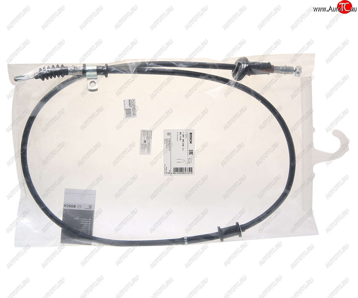 1 769 р. Трос стояночного тормоза MITSUBISHI Carisma (97-06) правый BOSCH BOSCH 1987482246 BOSCH 1987482246  с доставкой в г. Пермь
