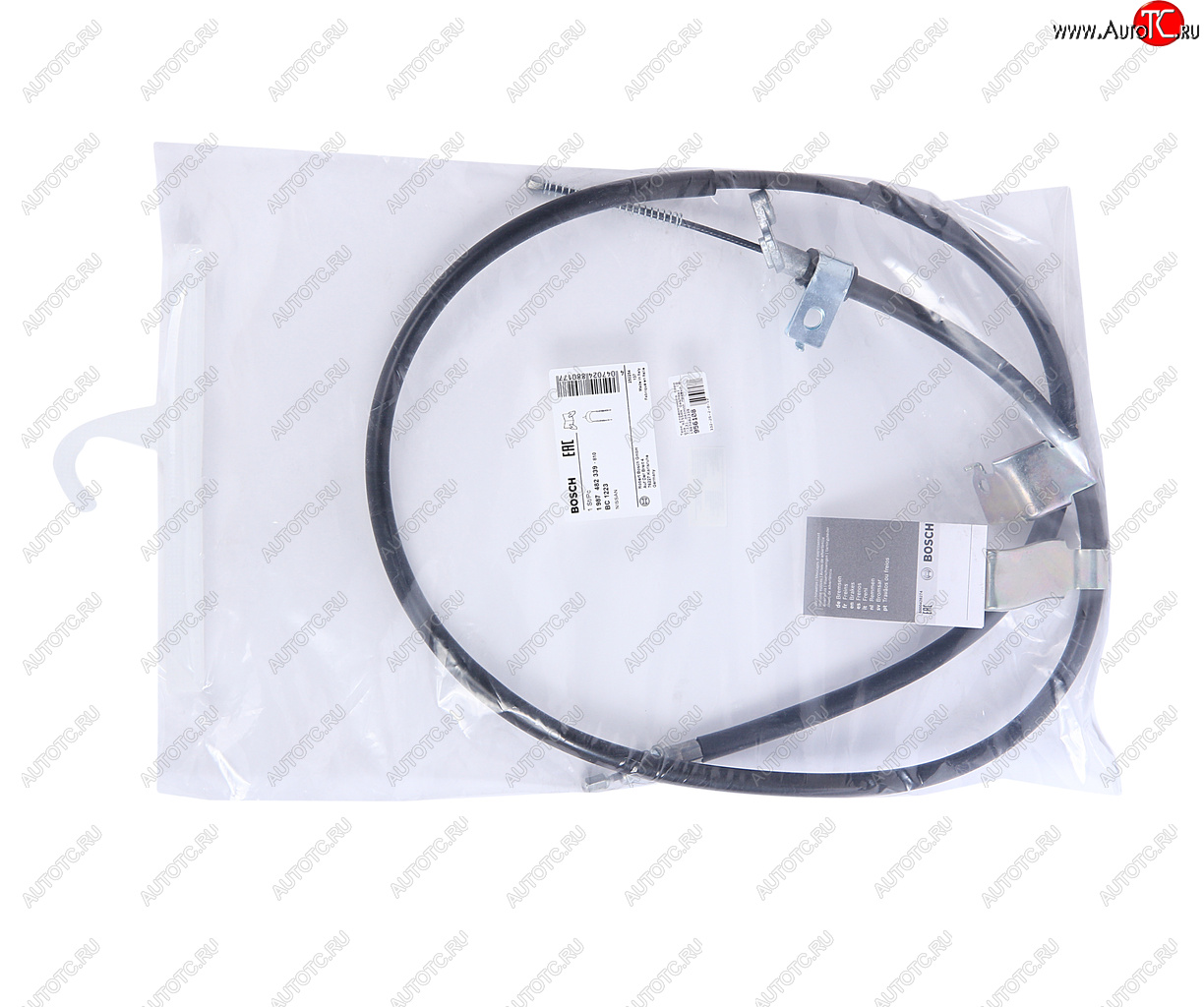 4 599 р. Трос стояночного тормоза NISSAN Qashqai (07-13) задний правый BOSCH BOSCH 1987482339  с доставкой в г. Пермь