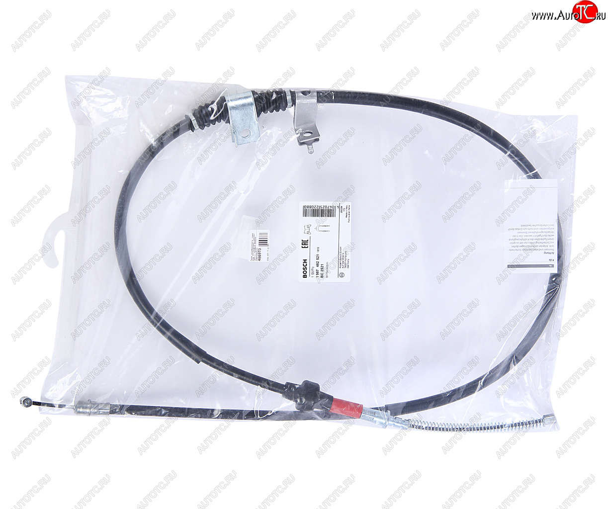 2 599 р. Трос стояночного тормоза MITSUBISHI Lancer (07-) правый BOSCH BOSCH 1987482521  с доставкой в г. Пермь