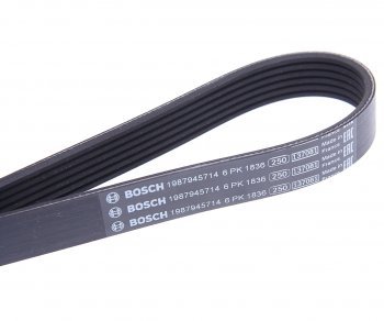 1 589 р. Ремень приводной поликлиновой 6PK1836 BOSCH BOSCH 1987945714  с доставкой в г. Пермь. Увеличить фотографию 2