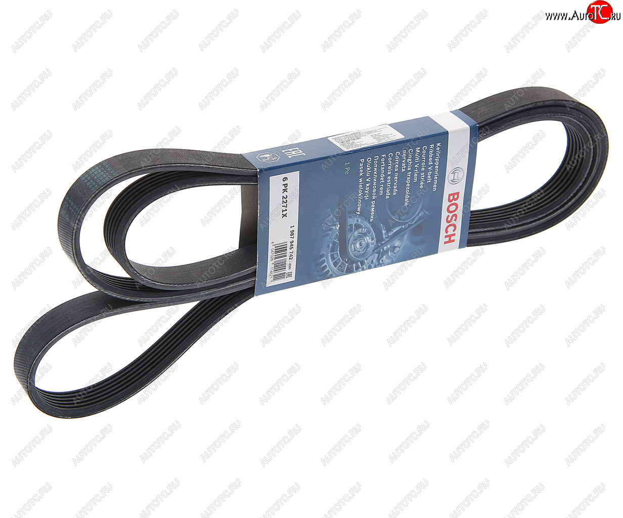 1 299 р. Ремень приводной поликлиновой 6PK2271X BOSCH BOSCH 1987945742  с доставкой в г. Пермь