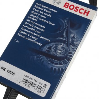 759 р. Ремень приводной поликлиновой 6PK1035 BOSCH BOSCH 1987946054  с доставкой в г. Пермь. Увеличить фотографию 2