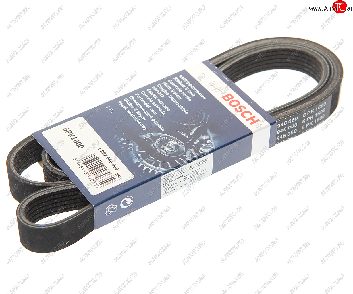 1 349 р. Ремень приводной поликлиновой 6PK1600 BOSCH BOSCH 1987946060  с доставкой в г. Пермь