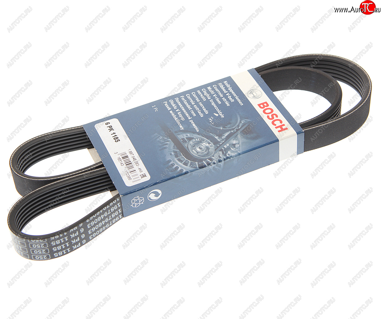 959 р. Ремень приводной поликлиновой 6PK1185 CHRYSLER Sebring (08-) BOSCH BOSCH 1987946063  с доставкой в г. Пермь