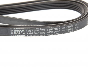 1 699 р. Ремень приводной поликлиновой 5PK2063 BOSCH BOSCH 1987946079  с доставкой в г. Пермь. Увеличить фотографию 2