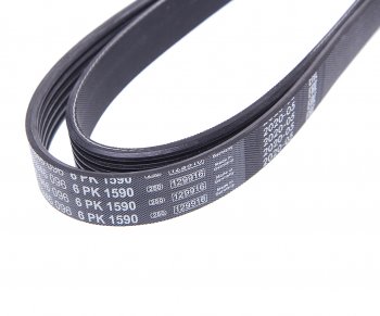 1 329 р. Ремень приводной поликлиновой 6PK1590 AUDI A4 (04-) BOSCH BOSCH 1987946096  с доставкой в г. Пермь. Увеличить фотографию 2