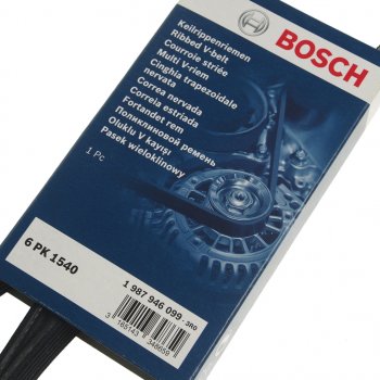 1 049 р. Ремень приводной поликлиновой 6PK1540 BOSCH BOSCH 1987946099  с доставкой в г. Пермь. Увеличить фотографию 2