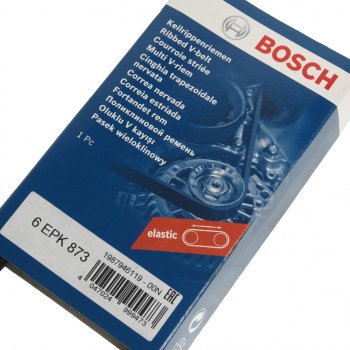 1 129 р. Ремень приводной поликлиновой 6PK873 PEUGEOT Boxer (06-) CITROEN Jumper (06-) BOSCH BOSCH 1987946119  с доставкой в г. Пермь. Увеличить фотографию 2