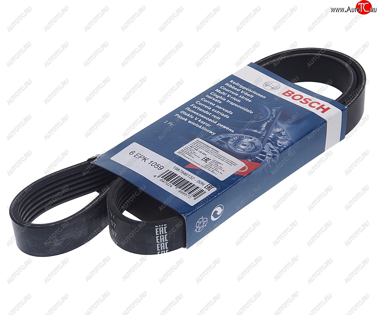 1 499 р. Ремень приводной поликлиновой 6PK1059E BOSCH BOSCH 1987946132  с доставкой в г. Пермь