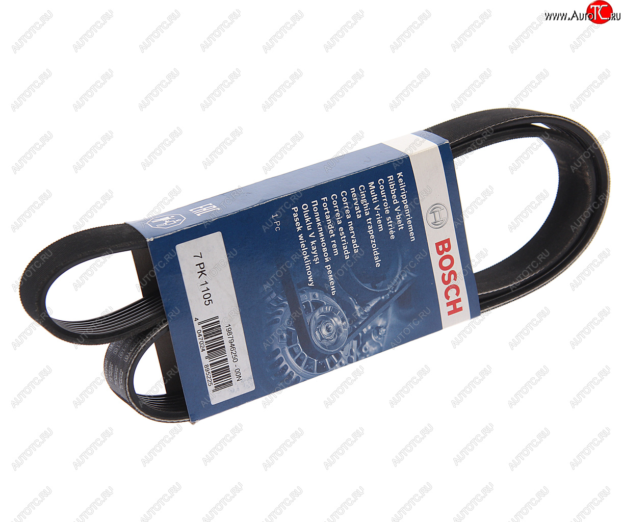 1 299 р. Ремень приводной поликлиновой 7РК1105 BOSCH BOSCH 1987946250 BOSCH 1987946250  с доставкой в г. Пермь