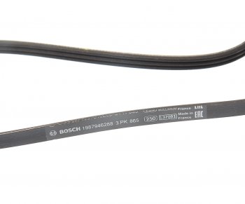 569 р. Ремень приводной поликлиновой 3PK865 BOSCH BOSCH 1987946288  с доставкой в г. Пермь. Увеличить фотографию 2