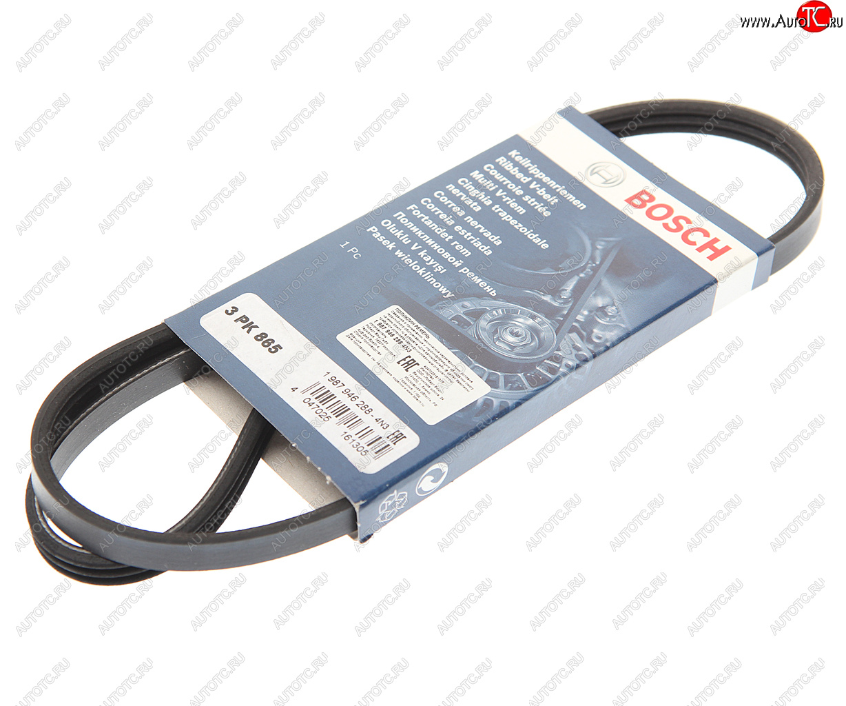 569 р. Ремень приводной поликлиновой 3PK865 BOSCH BOSCH 1987946288  с доставкой в г. Пермь