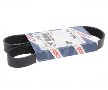 849 р. Ремень приводной поликлиновой 6PK955 HYUNDAI Elantra (06-),i20,i30 KIA Cerato генератора BOSCH BOSCH 1987946298  с доставкой в г. Пермь. Увеличить фотографию 1