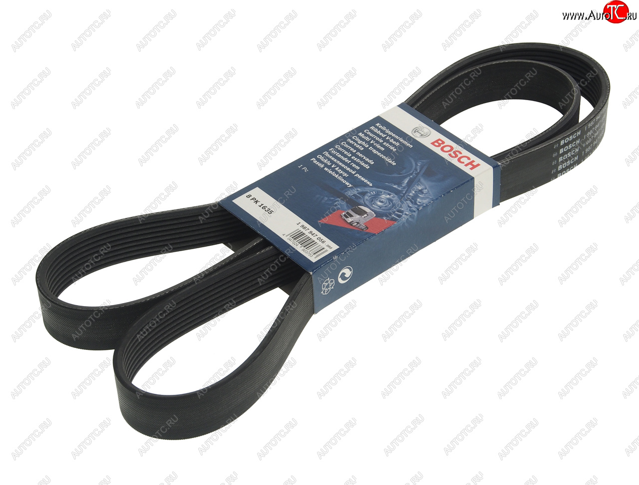 1 489 р. Ремень приводной поликлиновой 8PK1635 BOSCH BOSCH 1987947056  с доставкой в г. Пермь