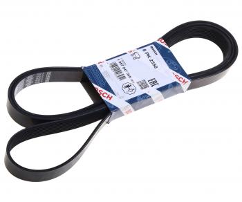 3 799 р. Ремень приводной поликлиновой 8PK2550 BOSCH BOSCH 1987947068  с доставкой в г. Пермь. Увеличить фотографию 1