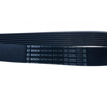 1 479 р. Ремень приводной поликлиновой 8PK1376 MAN TGA 33.360 (D 2866) BOSCH BOSCH 1987947090  с доставкой в г. Пермь. Увеличить фотографию 3