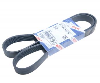 1 479 р. Ремень приводной поликлиновой 8PK1376 MAN TGA 33.360 (D 2866) BOSCH BOSCH 1987947090  с доставкой в г. Пермь. Увеличить фотографию 1