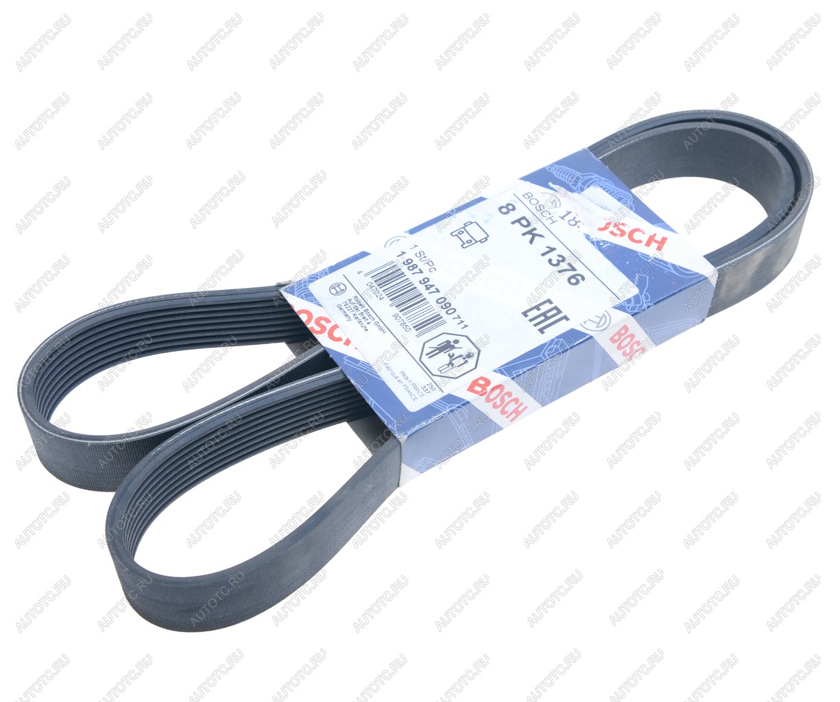 1 479 р. Ремень приводной поликлиновой 8PK1376 MAN TGA 33.360 (D 2866) BOSCH BOSCH 1987947090  с доставкой в г. Пермь