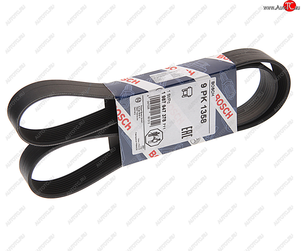 1 429 р. Ремень приводной поликлиновой 9PK1358 BOSCH BOSCH 1987947378  с доставкой в г. Пермь