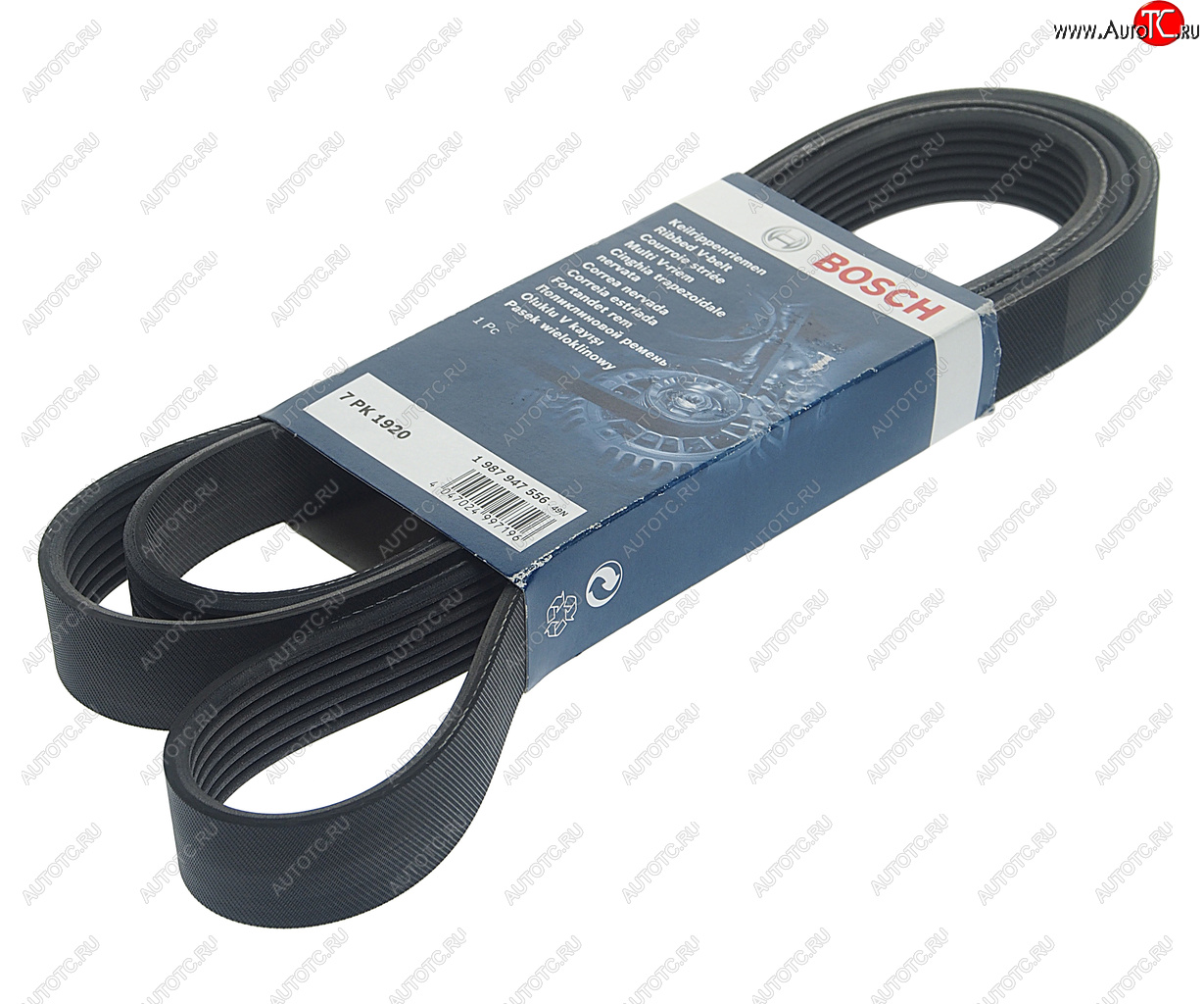 2 199 р. Ремень приводной поликлиновой 7PK1920 TOYOTA Avensis,Rav 4 BOSCH BOSCH 1987947556 BOSCH 1987947556  с доставкой в г. Пермь