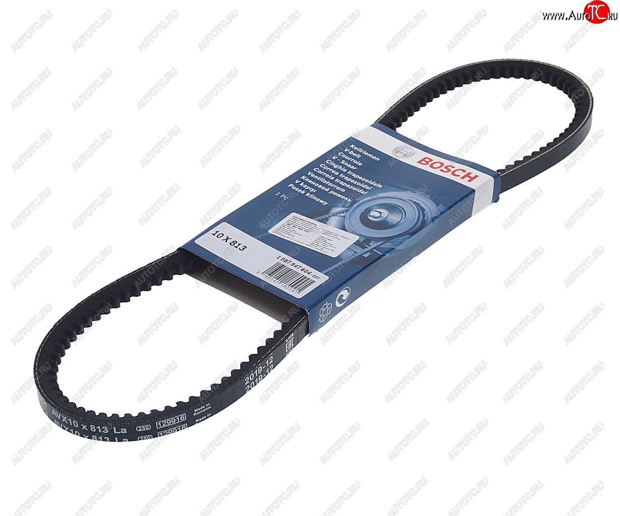 279 р. Ремень приводной клиновой 10х813 BMW 3 (E30) BOSCH BOSCH 1987947604 BOSCH 1987947604  с доставкой в г. Пермь