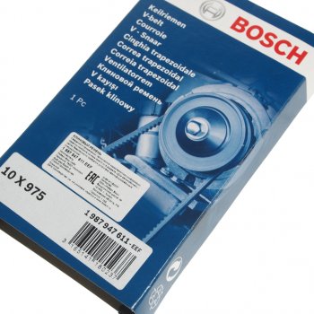 399 р. Ремень приводной клиновой 10х975 BOSCH BOSCH 1987947611  с доставкой в г. Пермь. Увеличить фотографию 2