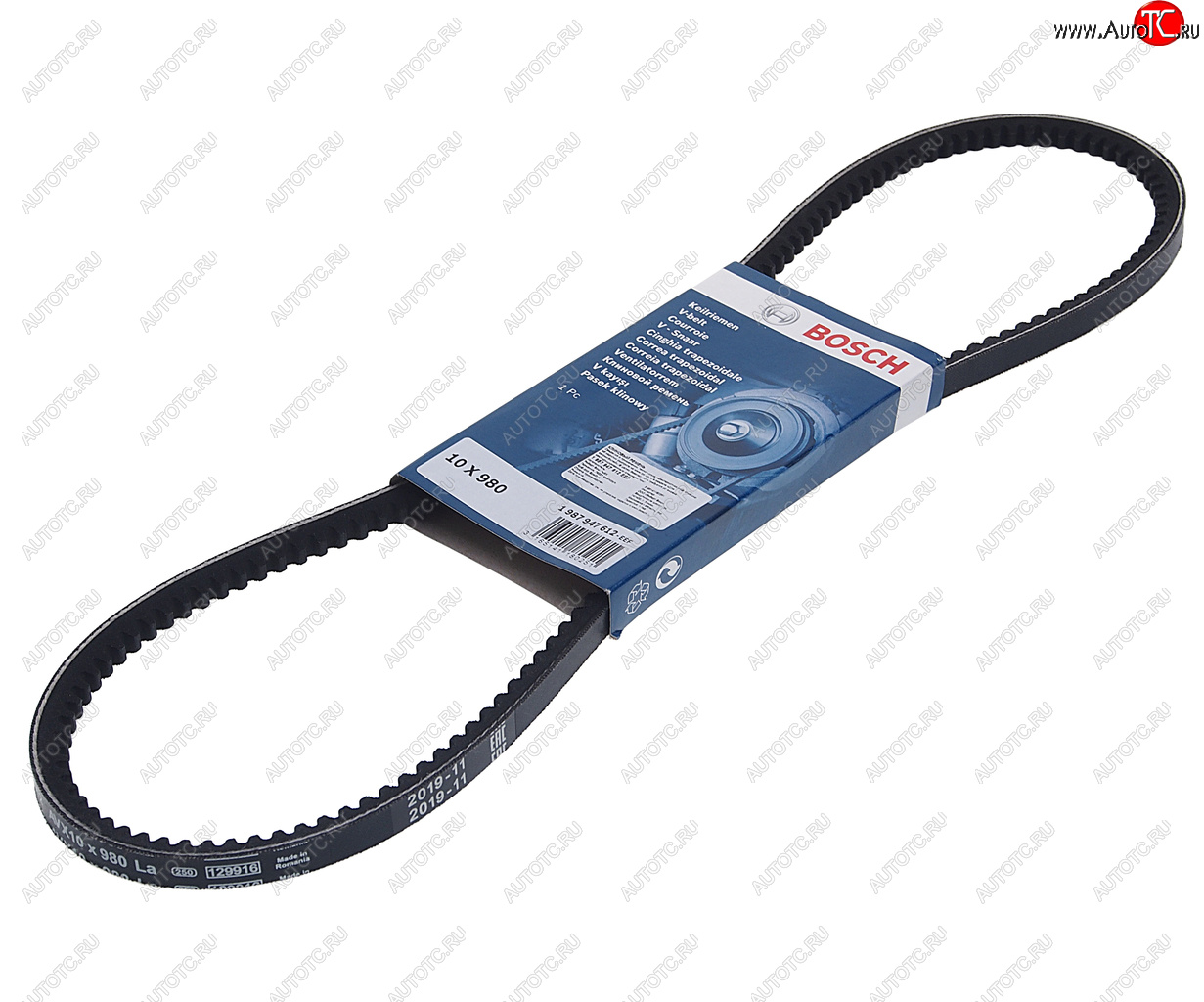 389 р. Ремень приводной клиновой 10х980 BMW 5 (E34) BOSCH BOSCH 1987947612 BOSCH 1987947612  с доставкой в г. Пермь