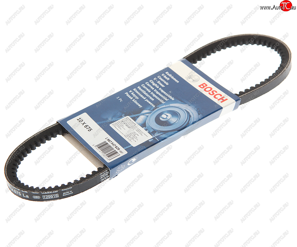 239 р. Ремень приводной клиновой 10х675 BOSCH BOSCH 1987947629  с доставкой в г. Пермь