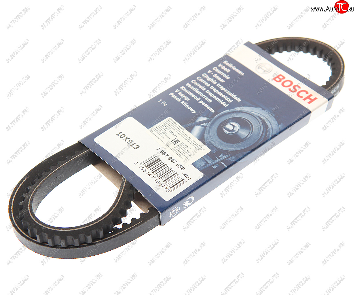 329 р. Ремень приводной клиновой 10Х913 BOSCH BOSCH 1987947638  с доставкой в г. Пермь