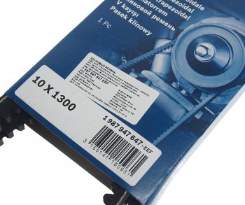 589 р. Ремень ГАЗ,Валдай приводной клиновой 4.8 TD 10X1300 BOSCH BOSCH 1987947647  с доставкой в г. Пермь. Увеличить фотографию 2