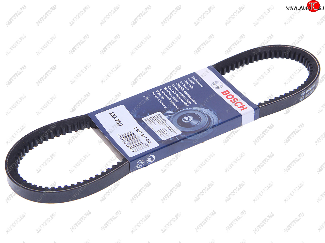 499 р. Ремень приводной клиновой 13х750 BOSCH BOSCH 1987947648  с доставкой в г. Пермь