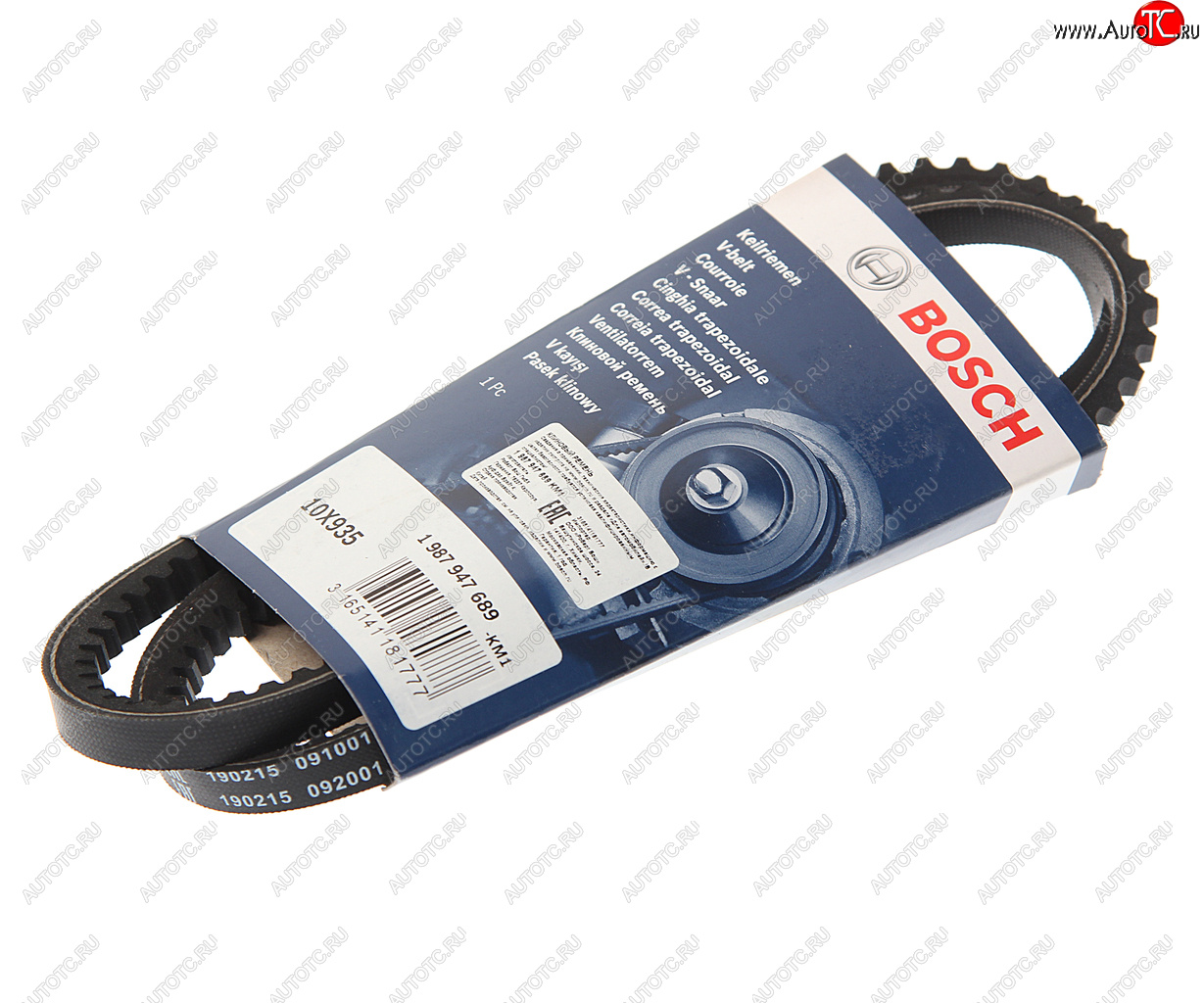 349 р. Ремень приводной клиновой 10х935 BOSCH BOSCH 1987947689  с доставкой в г. Пермь