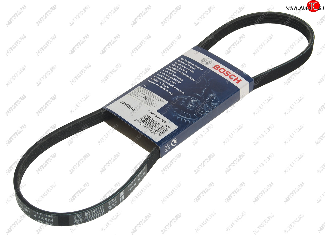 559 р. Ремень приводной поликлиновой 4PK884 BOSCH BOSCH 1987947807 BOSCH 1987947807  с доставкой в г. Пермь